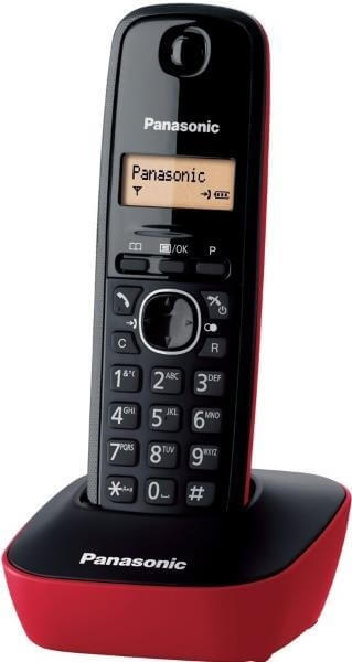 PANASONIC DECT KX-TG1611GRR Ασύρματο Τηλέφωνο